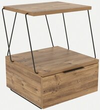 Öökapp Kalune Design Tekoba 854KLN4323, 41 x 42 x 52 cm, pruun/mänd