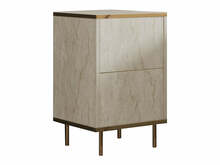 Öökapp Kalune Design Imaj - Travertine, 40 x 60 x 35 cm, kuldne