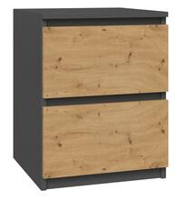 Öökapp Top E Shop Malwa W2, 40 x 40 x 52 cm, antratsiit/tamm