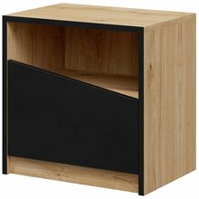 Öökapp ADRK Furniture Atson, 35.5 x 50 x 50 cm, pruun/must