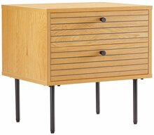 Öökapp Home4you Line 45132, 50 x 40 x 50 cm, tamm/pruun