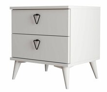 Öökapp Kalune Design Versa-Ce 3634, 45 x 52 x 55.1 cm, valge