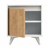 Öökapp Kalune Design Piona 811MDD3418, 40 x 45 x 52 cm, valge/tamm