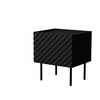 Öökapid Cama Meble Lucca, 2 tk, 47 x 40 x 52 cm, must