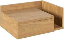 Öökapp Actona Ashlan 97672, 40 x 32 x 16.5 cm, tamm/pruun