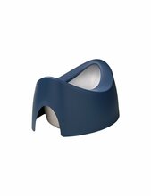 Laste kahepoolne ergonoomiline ööpott tila ja kaanega Tega TI-001-164/103, sinine/valge