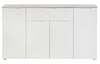 Kummut Forte Moreno OREK241-P94, 34 x 140 x 80 cm, valge/helehall