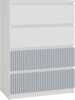 Kummut Top E Shop Malwa M4, 70 x 40 x 97 cm, valge/sinine