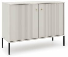 Kummut Iseo 2D IS02, 104.5 x 39 x 79 cm, valge/must