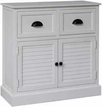 Kummut Home4you Meldon 89137, 75 x 33 x 75 cm, valge
