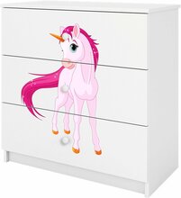 Kummut Kocot Kids Babydreams Unicorn, 80 x 41 x 80.5 cm, valge