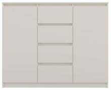 Kummut Topeshop Malwa 2D4S, 120 x 40 x 97 cm, kašmiir/pruun