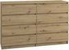 Kummut Top E Shop Malwa M8, 138 x 40 x 97 cm, pruun