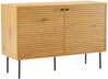 Kummut Home4you Line 45127, 110 x 40 x 74 cm, tamm/pruun