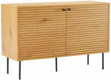 Kummut Home4you Line 45127, 110 x 40 x 74 cm, tamm/pruun