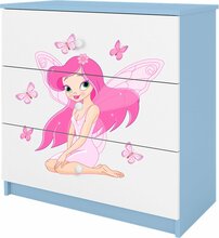 Kummut Kocot Kids Babydreams Fairy With Butterflies, sinine/valge, 80 x 41 x 80.5 cm