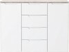 Kummut Forte OREK231-P94, 34.3 x 104.5 x 80.2 cm, valge/pruunikas