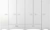 Riidekapp Kalune Design F4 498, 47.6 x 243 x 181 cm, valge