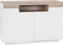 Kummut Beliani Marlin, 40 x 110 x 75 cm, valge/pruun/pruunikas
