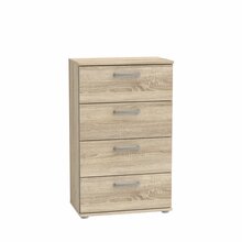 Kummut Domoletti Niko CPLK14N-D30F, 50.2 x 28.9 x 81.2 cm, tamme värvi