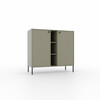 Kummut Adrk Furniture Tili 2D 3P, 40.8 x 100.2 x 80 cm, roheline