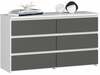 Kummut Akord Furniture Factory CL100 6SZ, 100 x 35 x 57 cm, tumehall