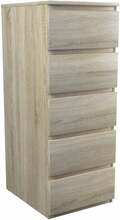 Kummut Top E Shop Malwa W5, 40 x 45 x 111 cm, tamme värvi