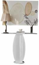 Konsoollaud Kalune Design Ellittica, 100 x 30 x 81 cm, valge