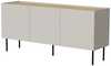Kummut Cama Meble Fellini 400120, 150 x 40 x 70 cm, kašmiir + õlitatud tamme pealispind