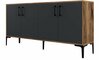 Kummut Kalune Design Kiev 160, 35 x 160 x 78 cm, antratsiit/pähkel