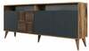 Kummut Kalune Design Milan 845HCT5315, 180 x 35 x 78.6 cm, antratsiit/pähkel