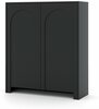 Kummut Wipmeb Arco, 35 x 100 x 117 cm, must