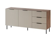 Kummut Cama Meble Almera 1, 156 x 42 x 75 cm, pähkel/kašmiir