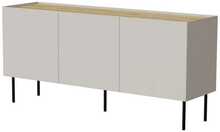 Kummut Cama Meble Fellini 400120, 150 x 40 x 70 cm, kašmiir + õlitatud tamme pealispind