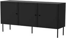 Kummut Cama Meble Palazzo Bis, 151 x 40 x 75 cm, matt must