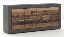 Kummut Lunea Matera, 180 x 41.7 x 86 cm, tumepruun