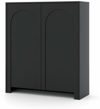 Kummut Wipmeb Arco, 35 x 100 x 117 cm, must