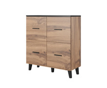 Kummut Halmar Lotta 110 4D, 110 cm, tamm votan/must