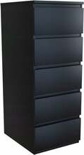 Kummut Top E Shop W5, 40 x 45 x 111 cm, must