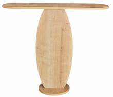Konsoollaud Kalune Design Ellittica, 100 x 30 x 81 cm, safiir tamm