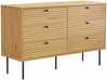 Kummut Home4you Line 45131, 120 x 40 x 75 cm, tamm/pruun
