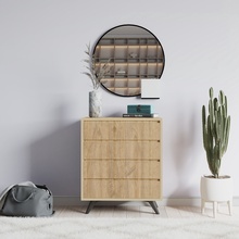 Kummut Kalune Design Suvera 811MDD3434, 40 x 70 x 86 cm, tamm/pruun