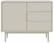 Kummut Viva VI03 1D3S, 104 x 39 x 82 cm, beež