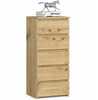 Kummut Akord CL5, 35 x 40 x 92 cm, pruun/tamm