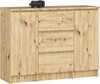 Kummut Akord K100 2D 3SZ, 101 x 35 x 98 cm, pruun