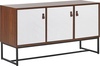 Kummut Beliani Nueva, 39 x 112 x 62 cm, pruun/valge