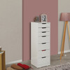 Kummut Kalune Design Flow 801CMY3403, 40 x 44 x 130 cm, valge