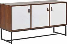 Kummut Beliani Nueva, 39 x 112 x 62 cm, pruun/valge