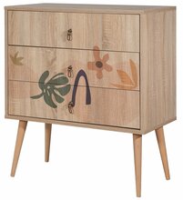 Kummut Kalune Design City Leaf, 40 x 80 x 89 cm, mitmevärviline