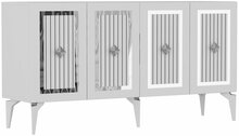 Kummut Kalune Design Nora 475OLV1757, 150 x 40 x 79 cm, valge/hõbe